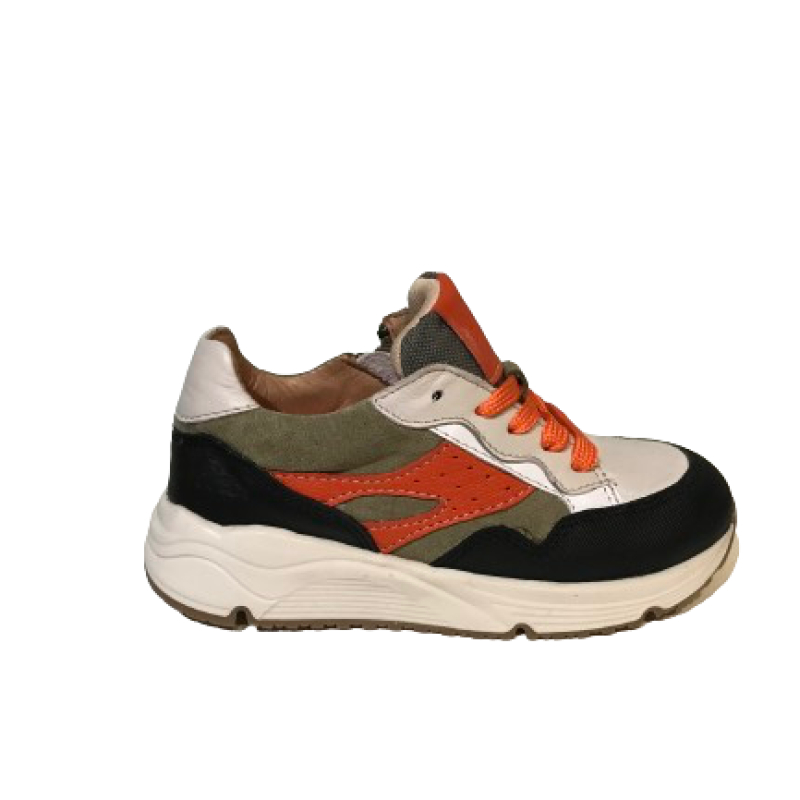 Clic CL-21133 sneaker jongens Kaki Orange