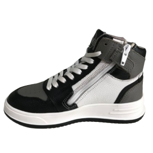 Gattino G1012 Jongens Sneaker Half Hoog Donker Grijs