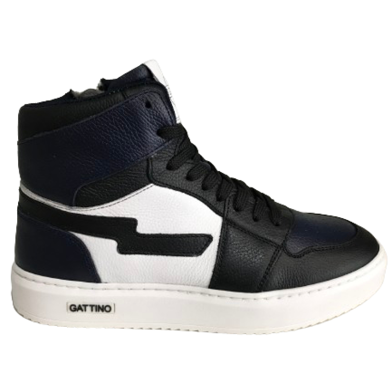 Gattino G1665 Jongens Sneaker Zwart Donker Blauw 