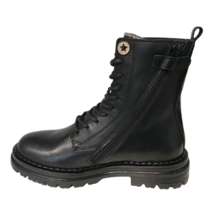 Hip H1128 meisjes veterboot zwart