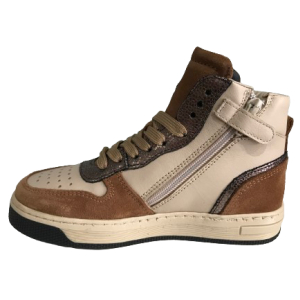 Hip H1301 Sneaker Half Hoog Taupe Combi