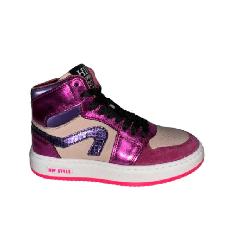 Hip H1765 Sneaker Meisjes Fucsia