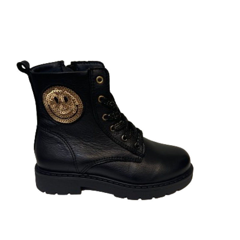 Kipling Evita Meisjes Veterboot Black