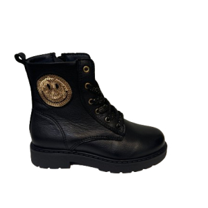 Kipling Evita Meisjes Veterboot Black