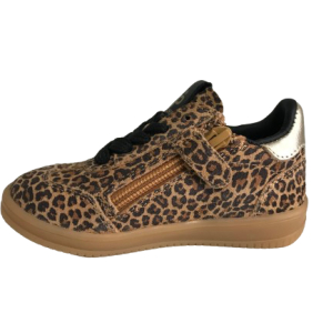 Pinocchio P1511 Meisjes Sneaker Laag Panter