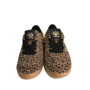 Pinocchio P1511 Meisjes Sneaker Laag Panter