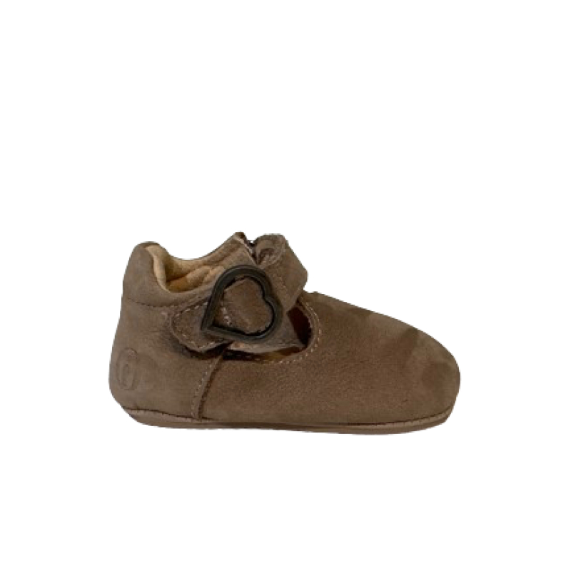 Shoesme BP24W003-A Meisjes bandschoentje baby-proof Taupe