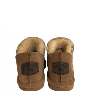 Warmbat Willow Kids sloffen Cognac