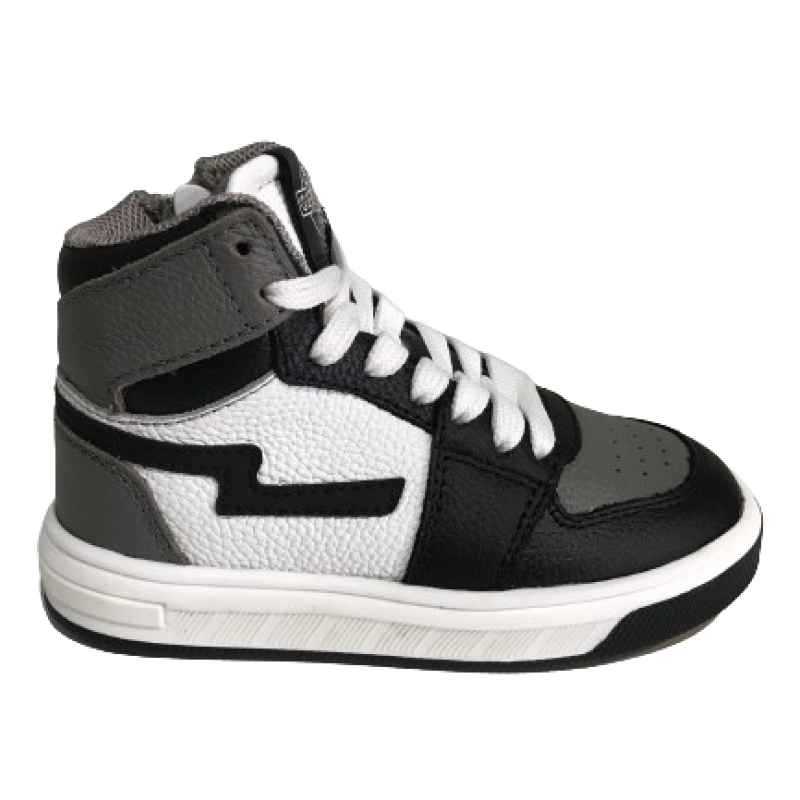 Y1012 Sneaker Donker Grijs Combi